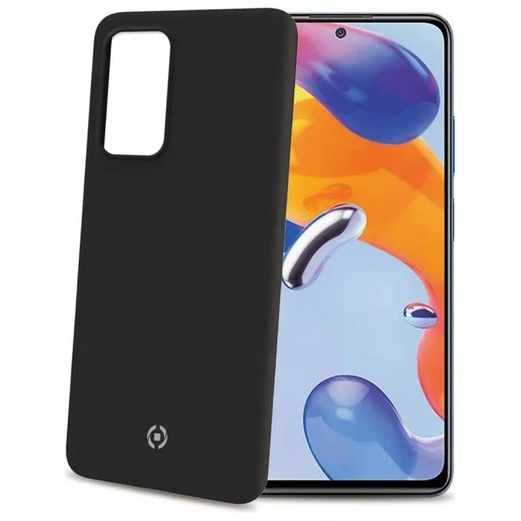 Celly Cromo Cover Soft-Touch Nera per Redmi Note 11 Pro 4G/5G Celly Cromo Cover Soft-Touch Nera per Redmi Note 11 Pro 4G/5G