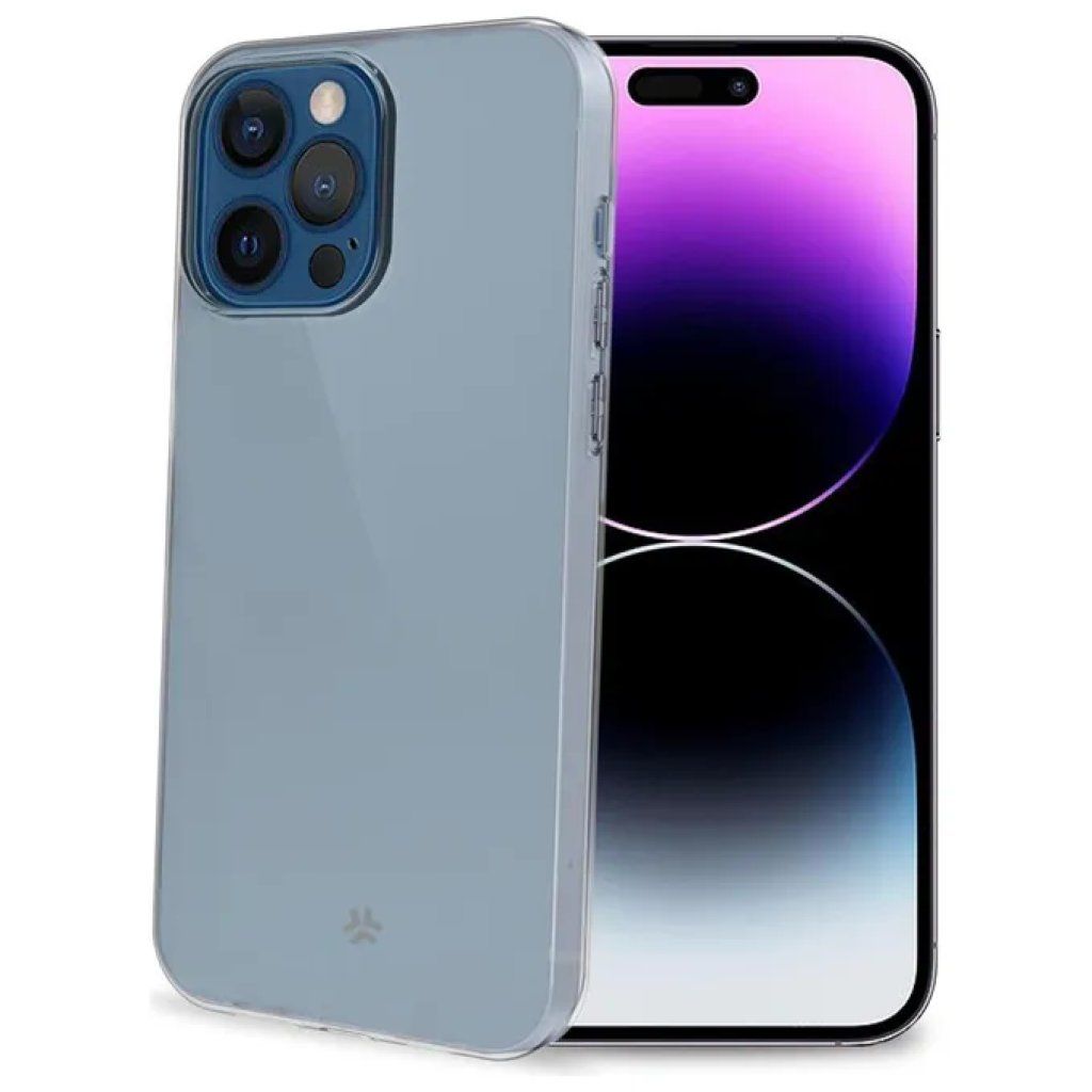 Celly GELSKIN1056 Cover Trasparente Anti-Shock per iPhone 15 Pro Max