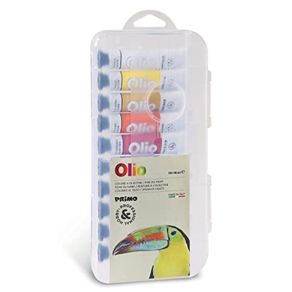 PRIMO Olio – Set di 10 Colori a Olio da 18 ml PRIMO Olio – Set di 10 Colori a Olio da 18 ml