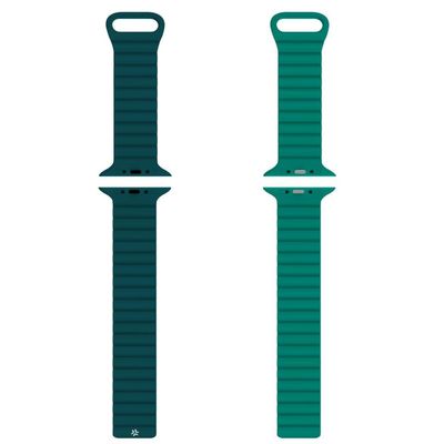 Celly Mag Cinturino Verde per Apple Watch 42/44/45 mm