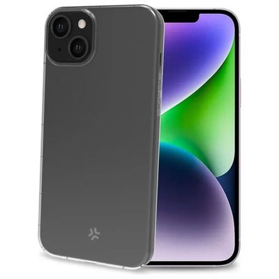 Celly Hexagel Custodia Bianca per iPhone 15 Plus