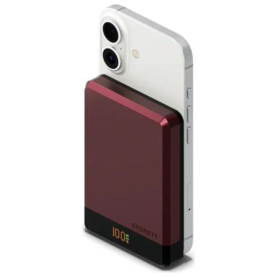 CYGNETT MagSlim Power Bank Magnetico 10.000 mAh Ciliegia CYGNETT MagSlim Power Bank Magnetico 10.000 mAh Ciliegia