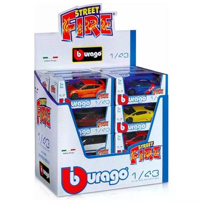 GOLIATH Bburago Street Fire Auto Giocattolo in Scala 1:43 GOLIATH Bburago Street Fire Auto Giocattolo in Scala 1:43