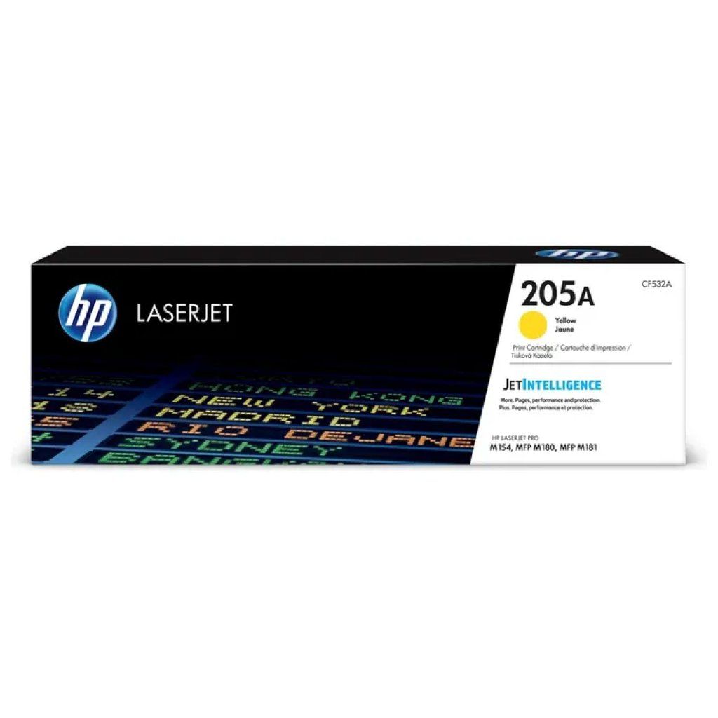HP 205A CF532A Toner Giallo Originale – Resa 900 Pagine