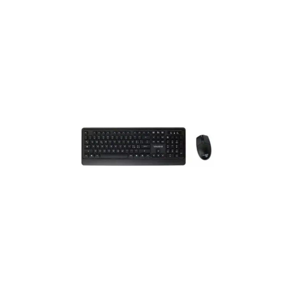 YASHI MY541 Kit Tastiera e Mouse USB Nero
