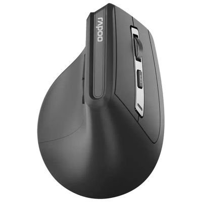 Rapoo EV310M Mouse Wireless Ergonomico Nero, 2400 DPI