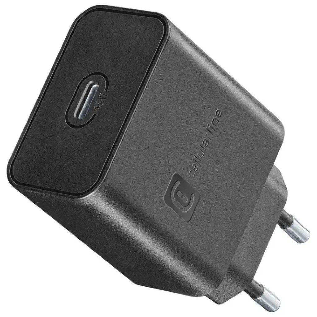 Cellularline Super Fast Charger USB-C 45W Nero