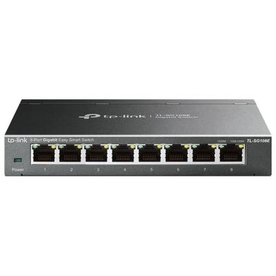TP-Link TL-SG108E Switch Gigabit Easy Smart a 8 Porte TP-Link TL-SG108E Switch Gigabit Easy Smart a 8 Porte