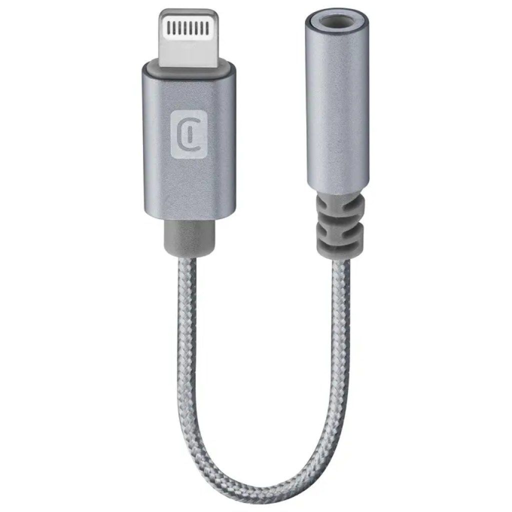 Cellularline Music Enabler – Adattatore Lightning a Jack 3,5 mm