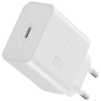 Cellularline Super Fast Charger PD GaN+ 45W USB-C Bianco Cellularline Super Fast Charger PD GaN+ 45W USB-C Bianco