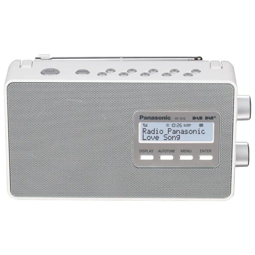Panasonic RF-D10EG-W Radio Portatile DAB+/FM Bianca