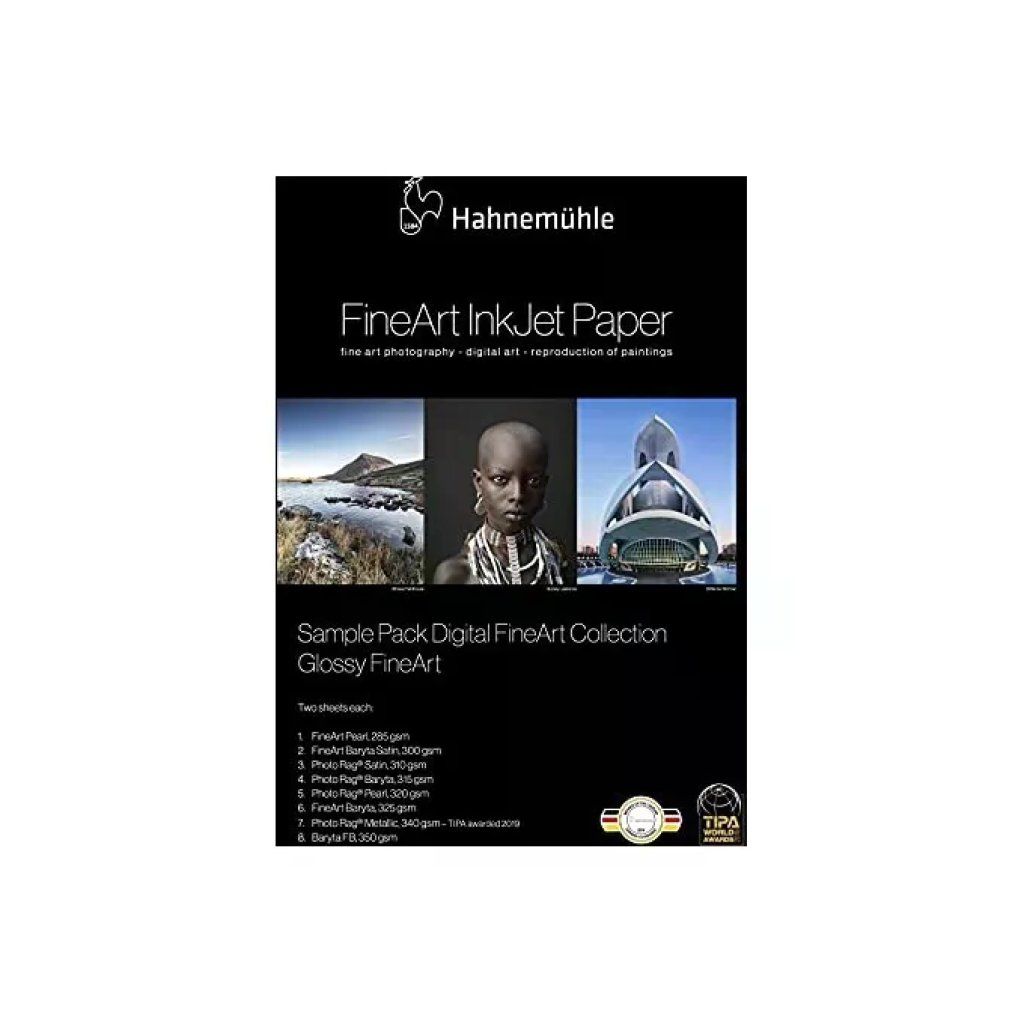 HAHNEMUHLE Hahnemühle Digital FineArt Glossy TestPack A4
