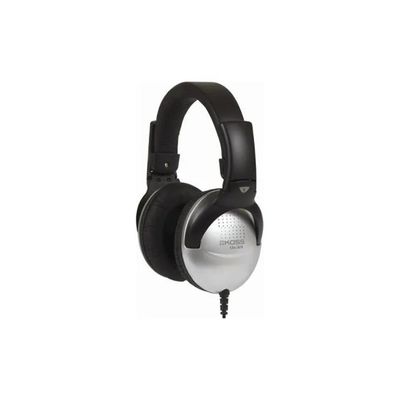 Koss UR29 – Cuffie circumaurali cablate, nero e argento