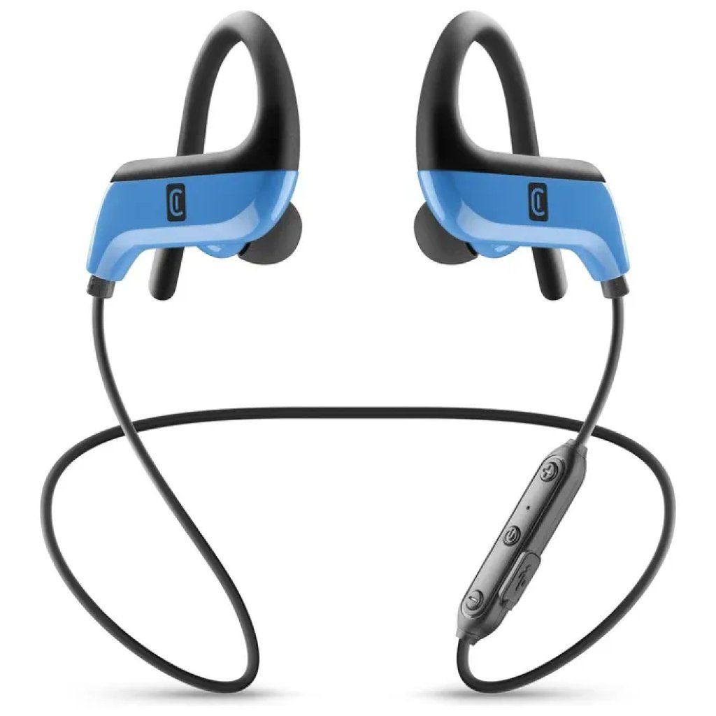 Cellularline Racer BTRACERB – Auricolari Bluetooth Sport Blu IPX5