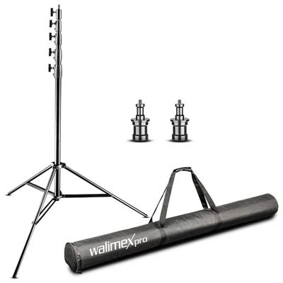Walimex pro AIR Jumbo 600 – Stativo per luci in alluminio, altezza 600 cm, portata 22,5 kg