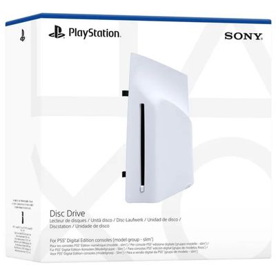 Sony Disc Drive per PS5 Slim Digital Edition, Blu-ray 4K Sony Disc Drive per PS5 Slim Digital Edition, Blu-ray 4K