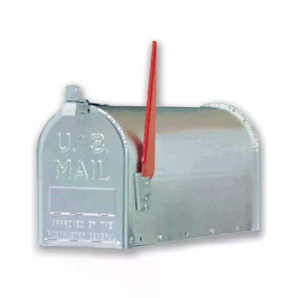 Alubox Topolino USA-1 Cassetta Postale in Acciaio