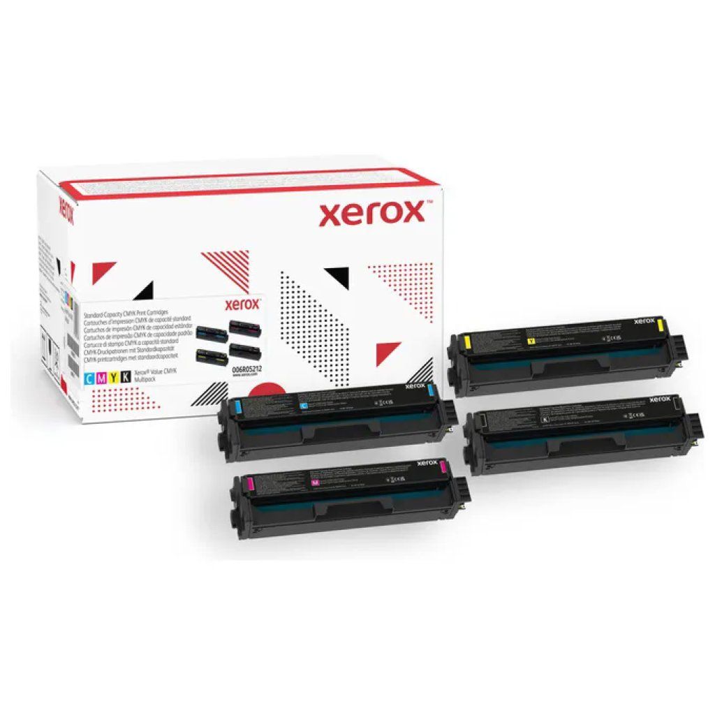 Xerox 006R05212 Multipack Cartuccia toner Standard 1500 Pagine Nero Ciano Magenta Giallo C230-C235 Xerox 006R05212 Multipack Cartuccia toner Standard 1500 Pagine Nero Ciano Magenta Giallo C230-C235