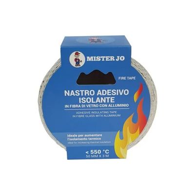 TREEMME Nastro adesivo in fibra di vetro e alluminio 50 mm x 3 m