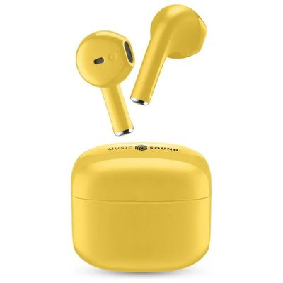 Cellularline Swag Auricolari TWS Bluetooth 5.1 Gialli