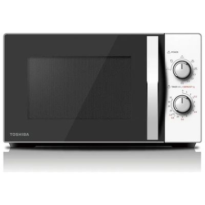 Toshiba MW-MG20P Forno a Microonde con Grill, 20 L, 800 W, Bianco