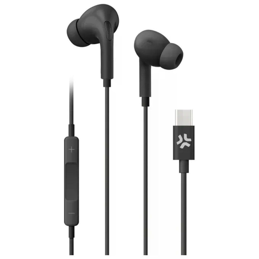 Celly UP1200 Auricolari In-Ear USB-C con Microfono - Neri Celly UP1200 Auricolari In-Ear USB-C con Microfono - Neri