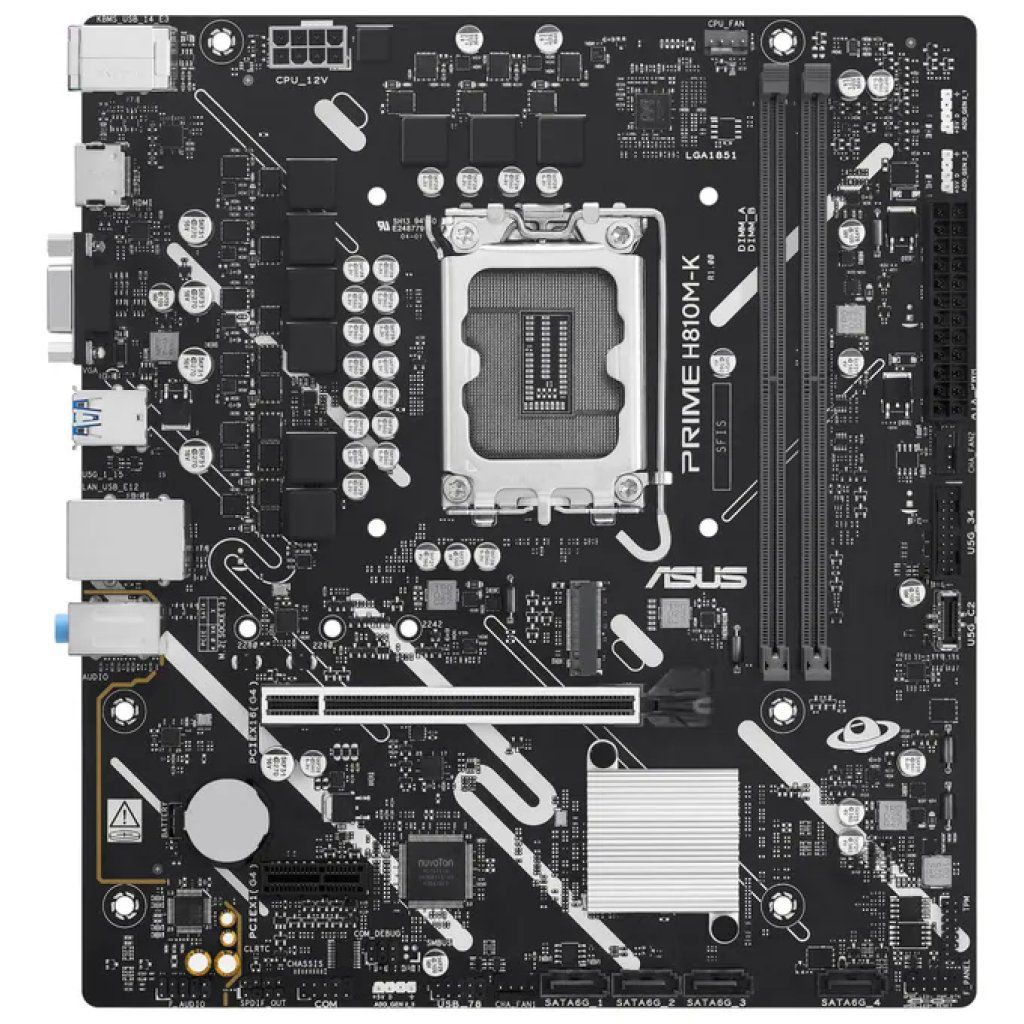 ASUS PRIME H810M-K Scheda Madre Micro-ATX LGA 1851