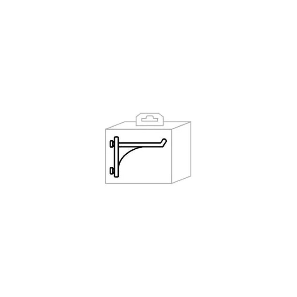 Bizzotto BG061/02G – Set 8 Ganci Lunghi Dritti per Pannello Portautensili