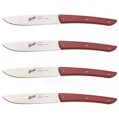 Berkel set 4 coltelli da bistecca con lama in acciaio inox, 11 cm
