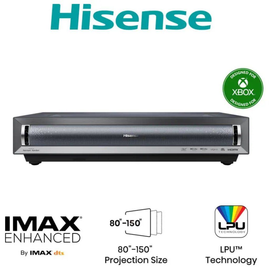 Hisense PX3-PRO Proiettore laser 4K UHD a tiro ultra corto, 2700 ANSI lumen Hisense PX3-PRO Proiettore laser 4K UHD a tiro ultra corto, 2700 ANSI lumen