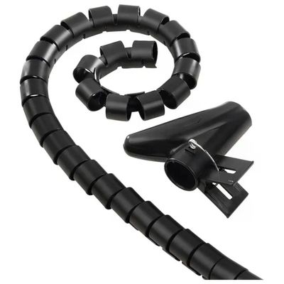 Hama Passacavi a Spirale Flessibile Nero con Utensile Hama Passacavi a Spirale Flessibile Nero con Utensile