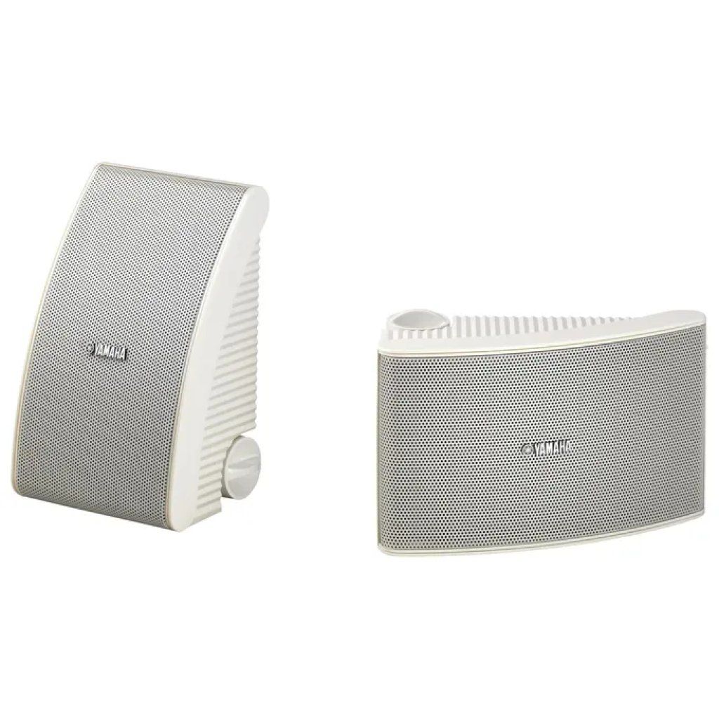 Yamaha NS-AW392WH – Coppia di diffusori da esterno bianchi, 2 vie, 120 W