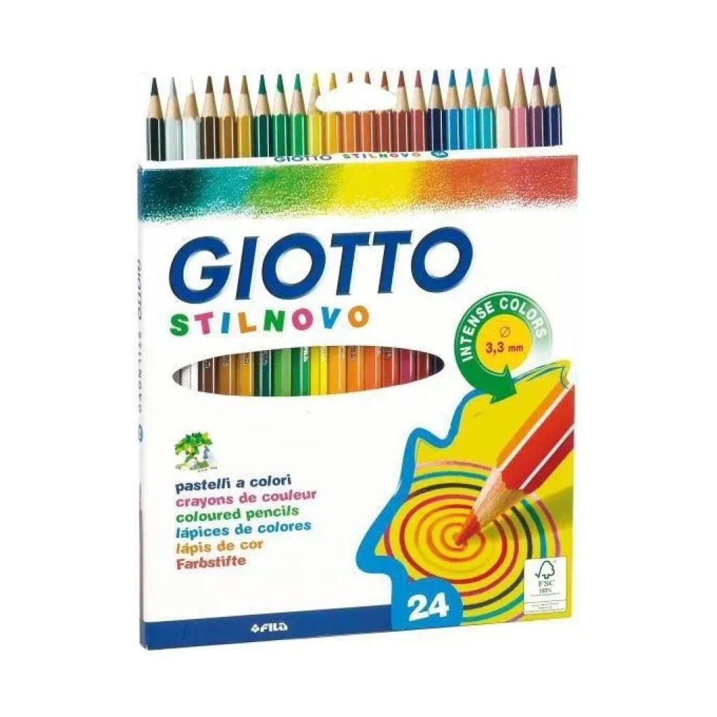 Giotto Stilnovo – Pastelli colorati, 24 pezzi