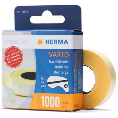 HERMA Vario ricarica di colla a nastro permanente, 1000 etichette