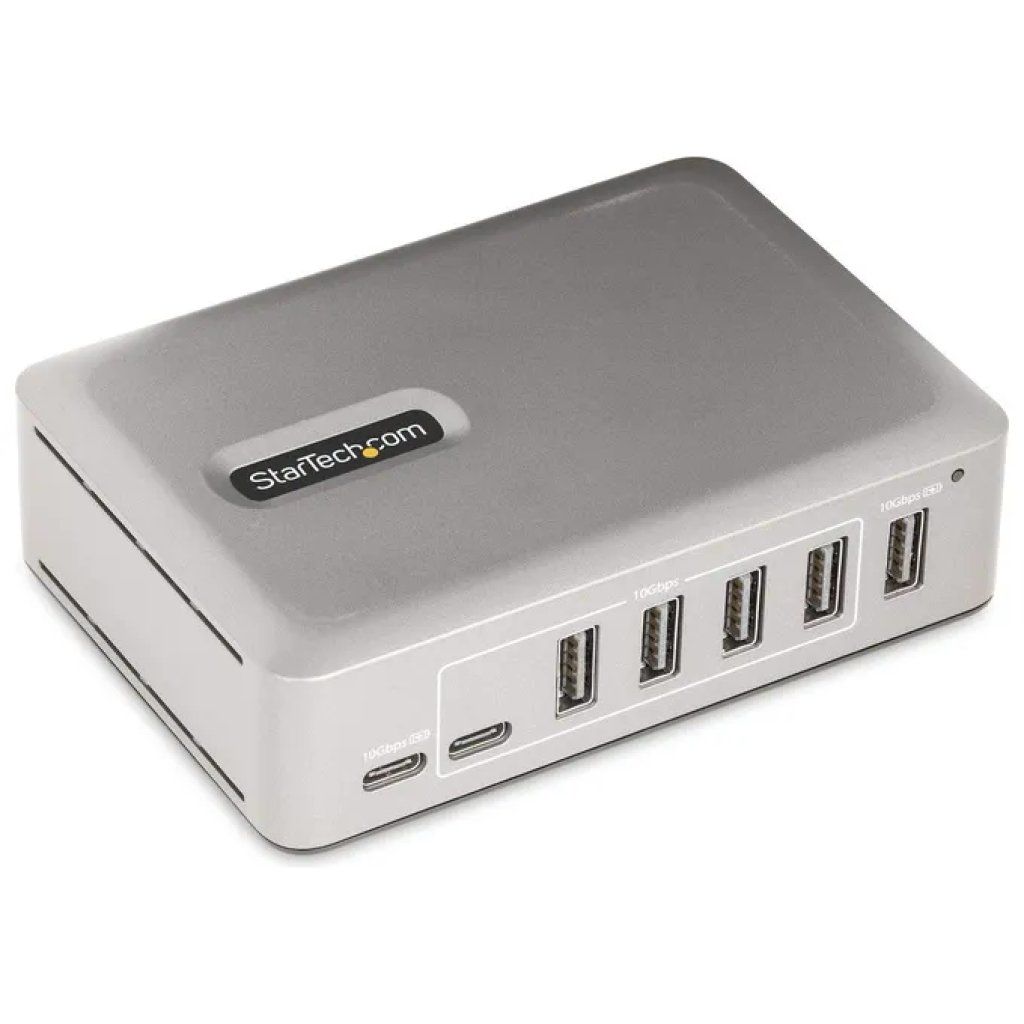 StarTech.com Hub USB-C a 7 Porte USB 3.2 Gen 2, 10 Gbps, con Alimentatore da 65 W