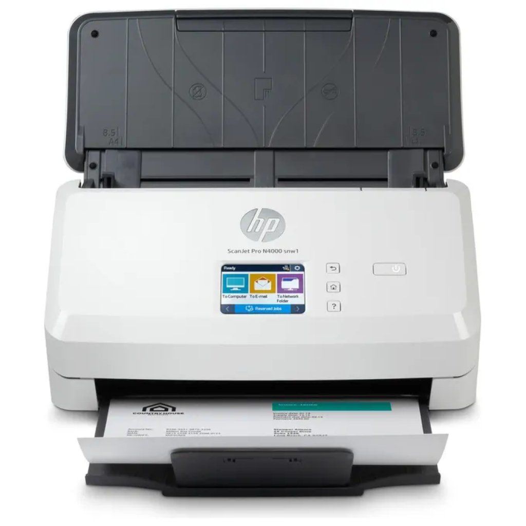 HP Scanner HP ScanJet Pro N4000 snw1 con ADF, Wi-Fi ed Ethernet