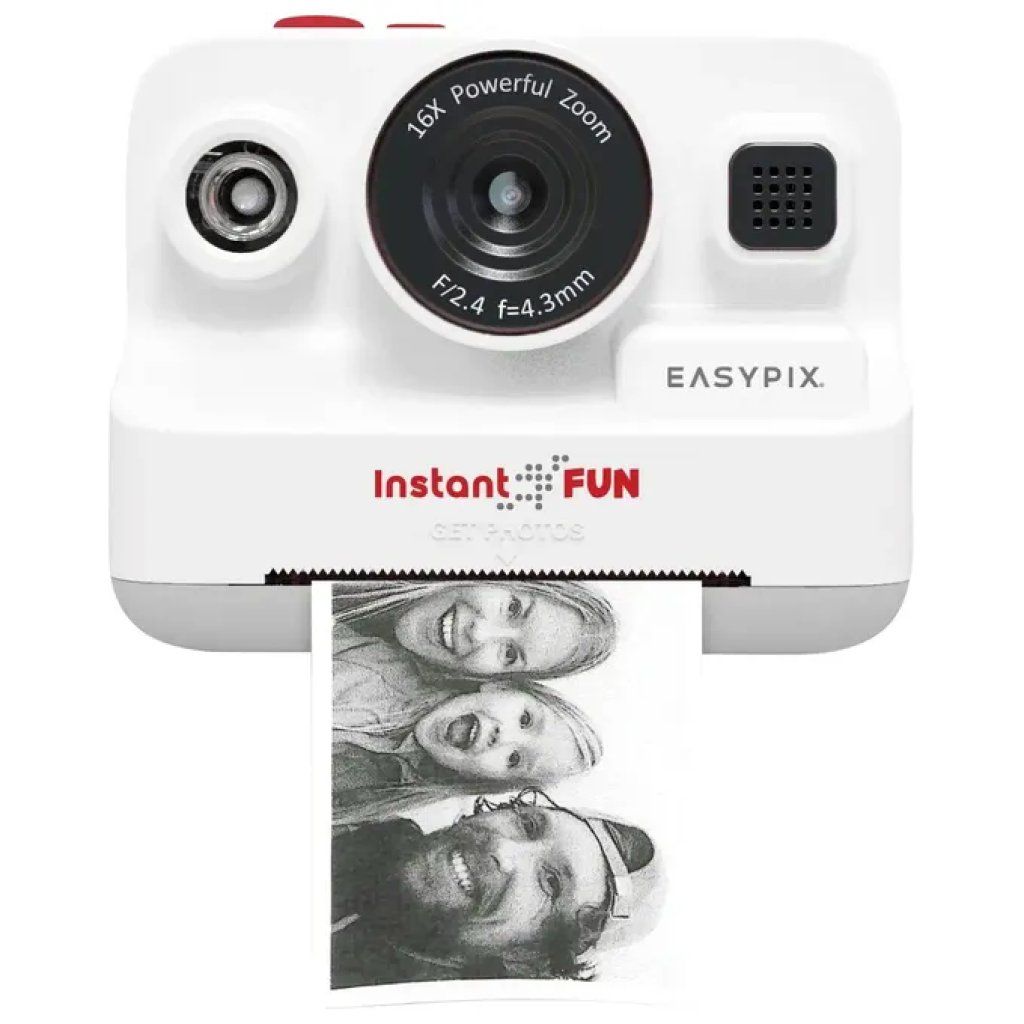 Easypix INSTANTFUN Fotocamera Istantanea 12 MP Bianca Easypix INSTANTFUN Fotocamera Istantanea 12 MP Bianca