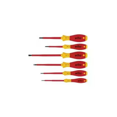 WIHA SoftFinish Electric 00833 Set di 6 Cacciaviti Isolati VDE 1000 V