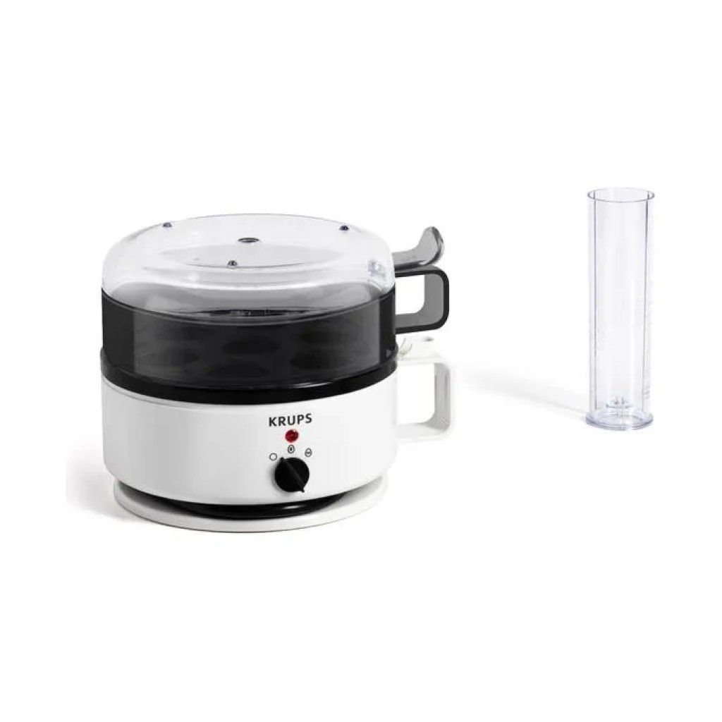 Krups Ovomat Super EG230115 Cuociuova per 7 Uova, Bianco