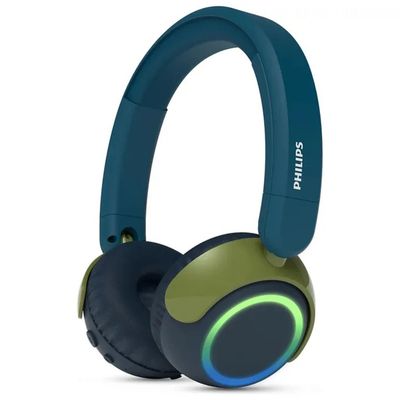 Philips TAK4200CT/00 Serie 4000 – Cuffie Bluetooth per bambini, blu e verde
