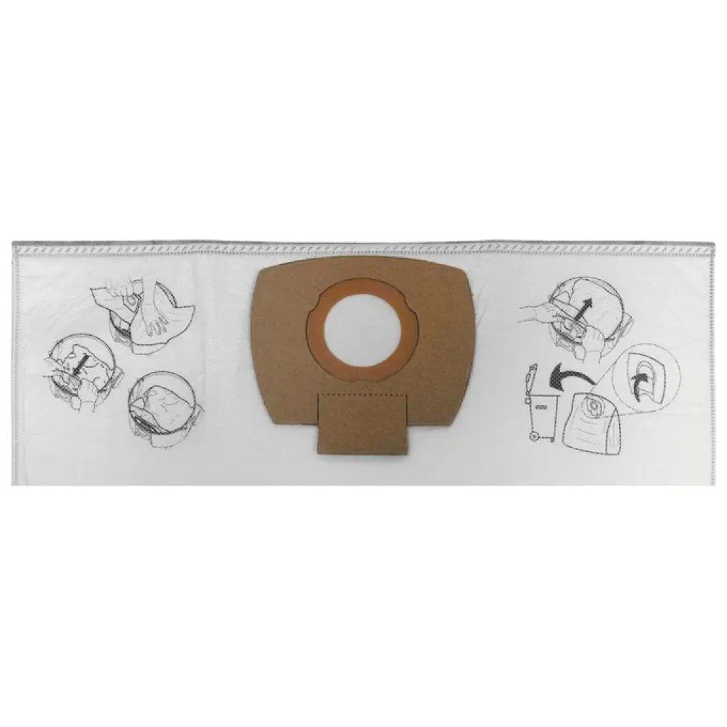 Makita P-72899 Sacchetti per Aspirapolvere Formato L, 5 Pezzi