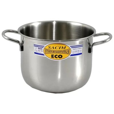 SACIM Metalsomma CUOCITUTTO Cuocipasta in Acciaio Lucido 22 cm