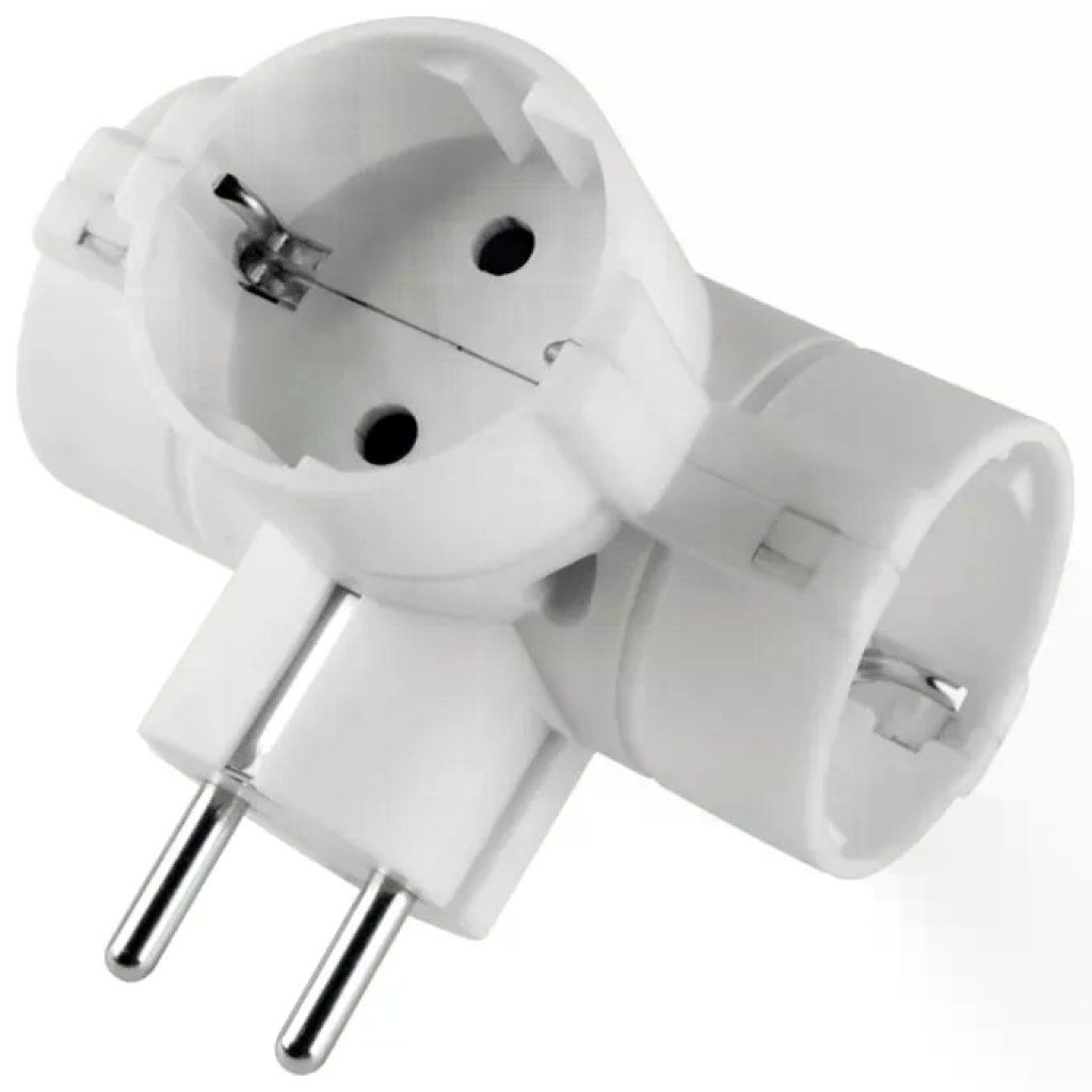 Poly Pool PP2350 Adattatore Multipresa Bianco Poly Pool PP2350 Adattatore Multipresa Bianco