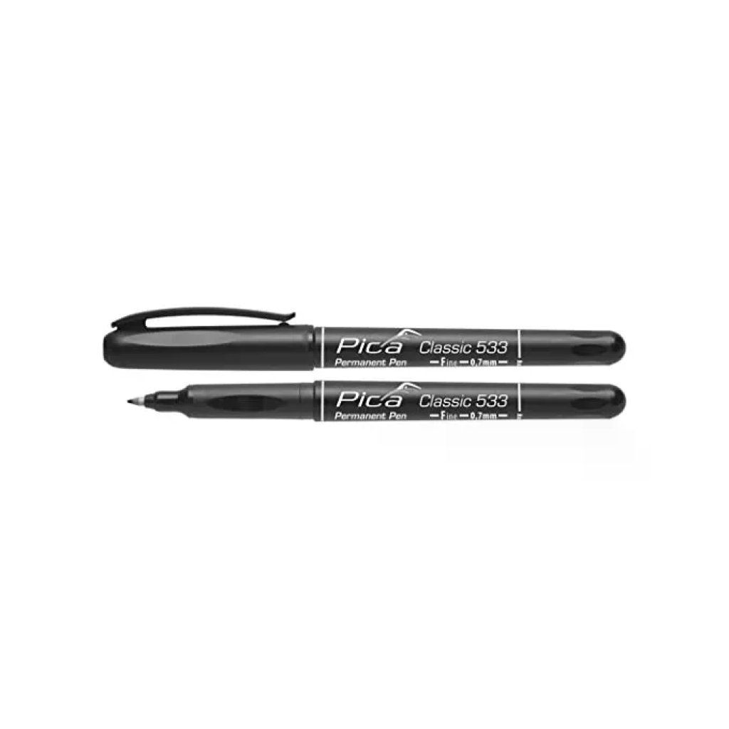 PICA MARKER Pica Classic 533 Pennarello Permanente Nero – Punta Fine 0,7 mm PICA MARKER Pica Classic 533 Pennarello Permanente Nero – Punta Fine 0,7 mm