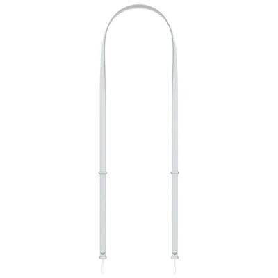 Apple Tracolla per iPhone in Tessuto Riciclato, Grigio Chiaro