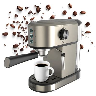 BLACK+DECKER BXCO1350E Macchina Espresso Manuale 20 Bar, Argento