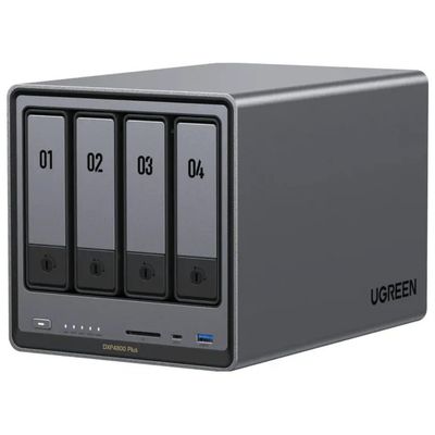 Ugreen 35261 NASync DXP4800 Plus NAS Desktop Intel Pentium Gold 8505 8 GB DDR5 6 alloggiamenti RAID Ugreen 35261 NASync DXP4800 Plus NAS Desktop Intel Pentium Gold 8505 8 GB DDR5 6 alloggiamenti RAID