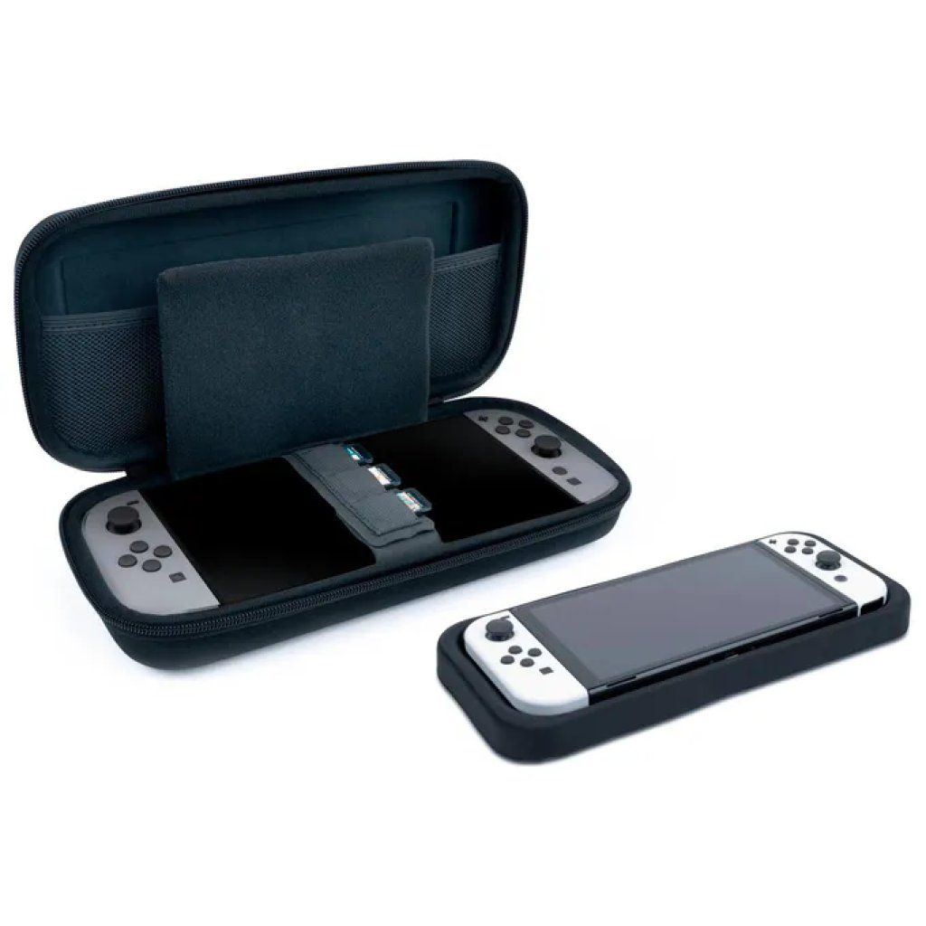 Nacon Custodia Rigida Nera per Nintendo Switch 2, OLED e Lite Nacon Custodia Rigida Nera per Nintendo Switch 2, OLED e Lite