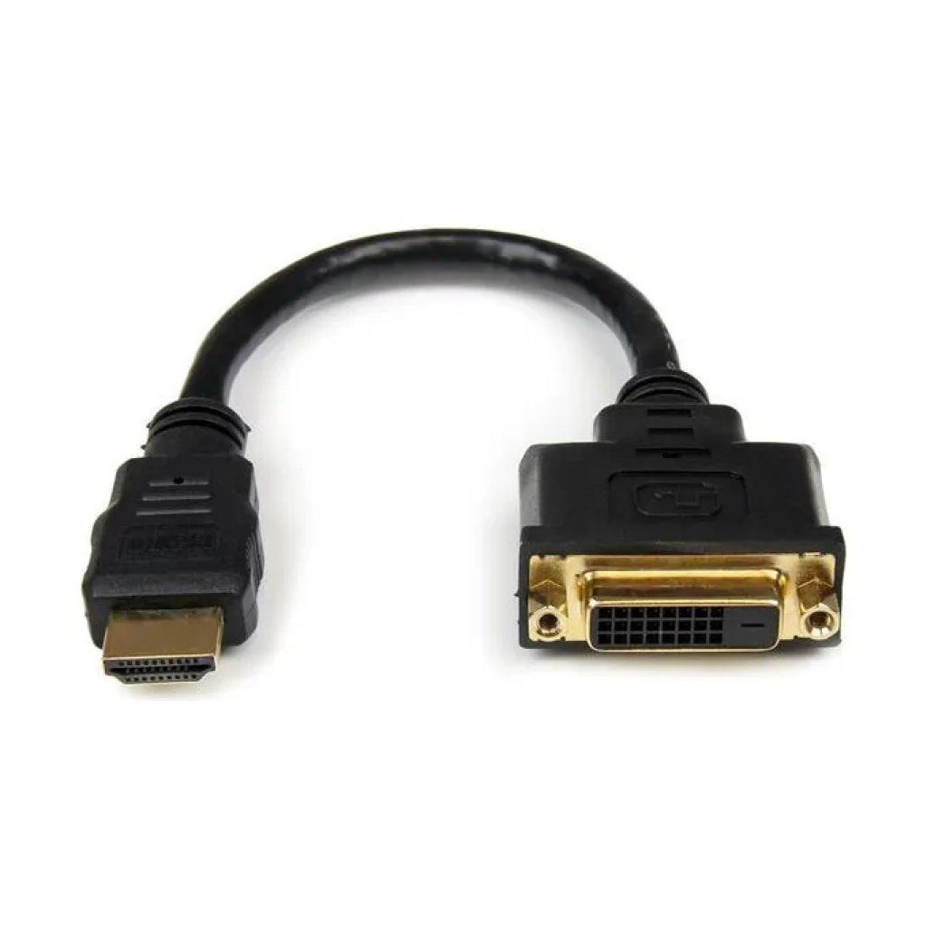 StarTech.com HDDVIMF8IN – Adattatore HDMI maschio a DVI-D femmina, 20 cm