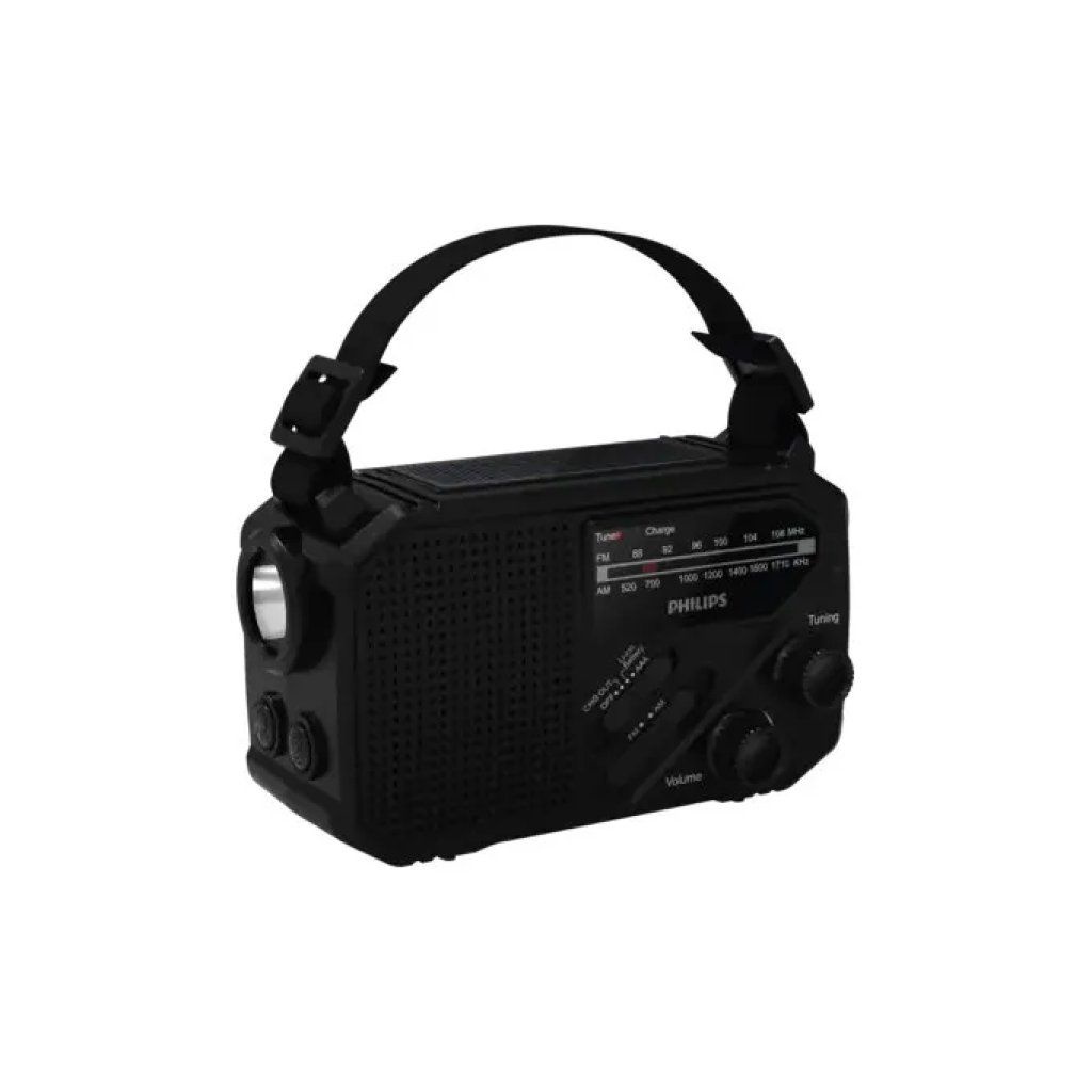 Philips TAR3500/00 Radio Digitale Portatile IP55, Nero